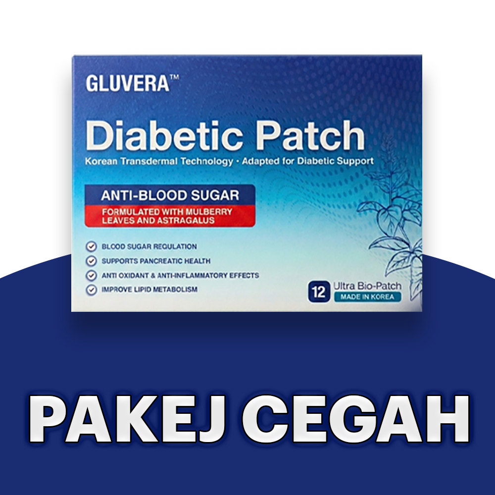 PAKEJ CEGAH (1 KOTAK GLUVERA DIABETIC)